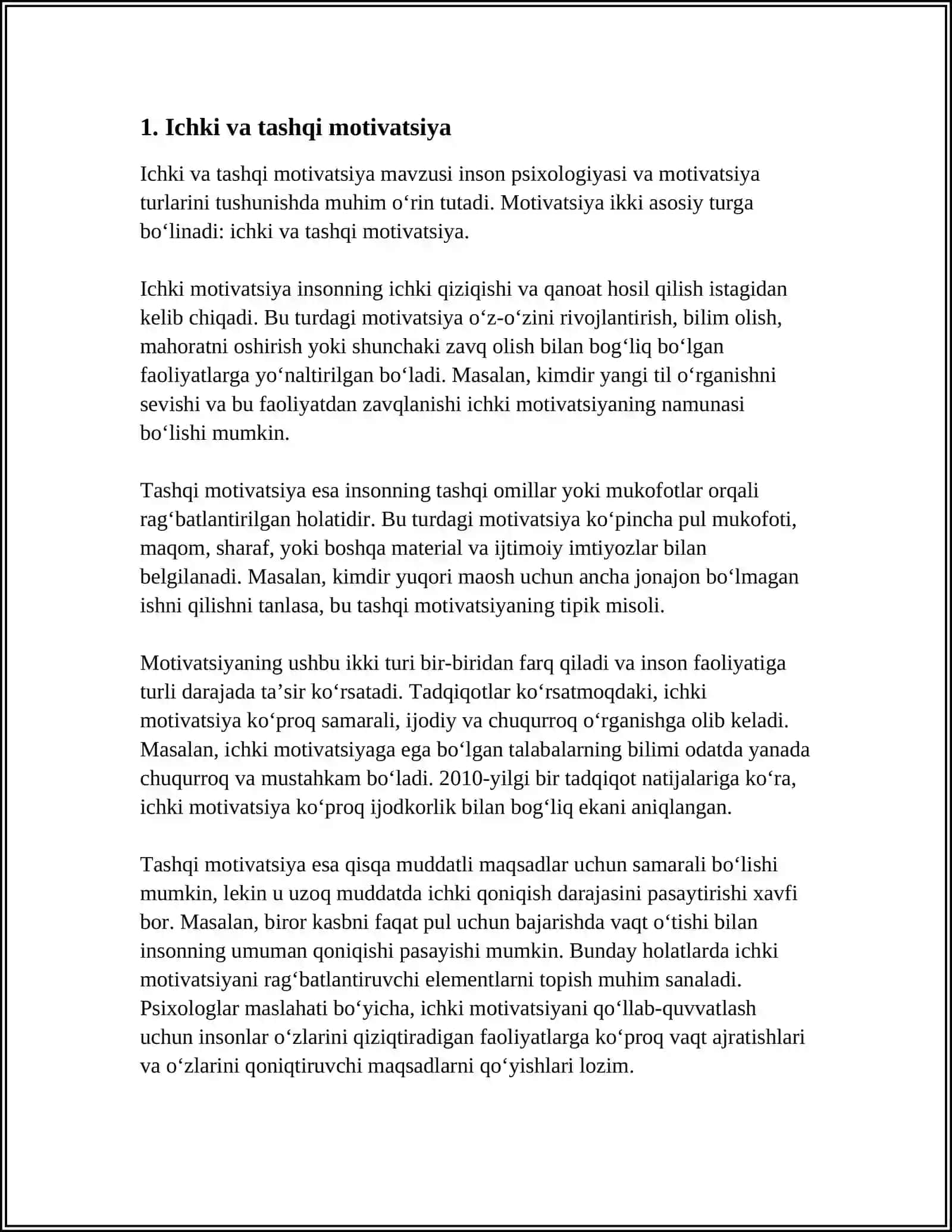 MOTIVATSIYA TUZILMALAR TURLARI 3