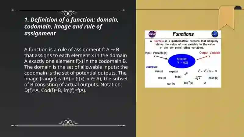 Definition of a function 3
