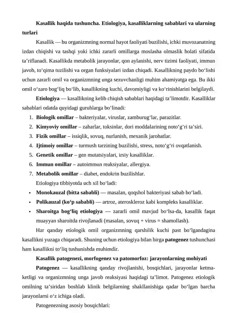 Kasallik haqida tushuncha 3
