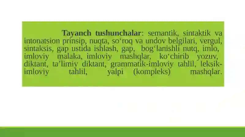 Sintaksis bilan tanishish 3