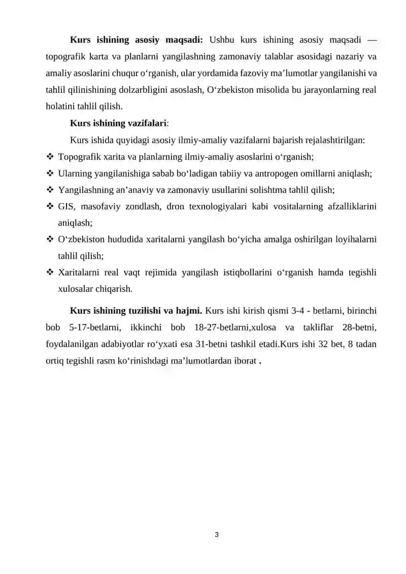 Topografik Kartalar va Ularni Yangilash 3