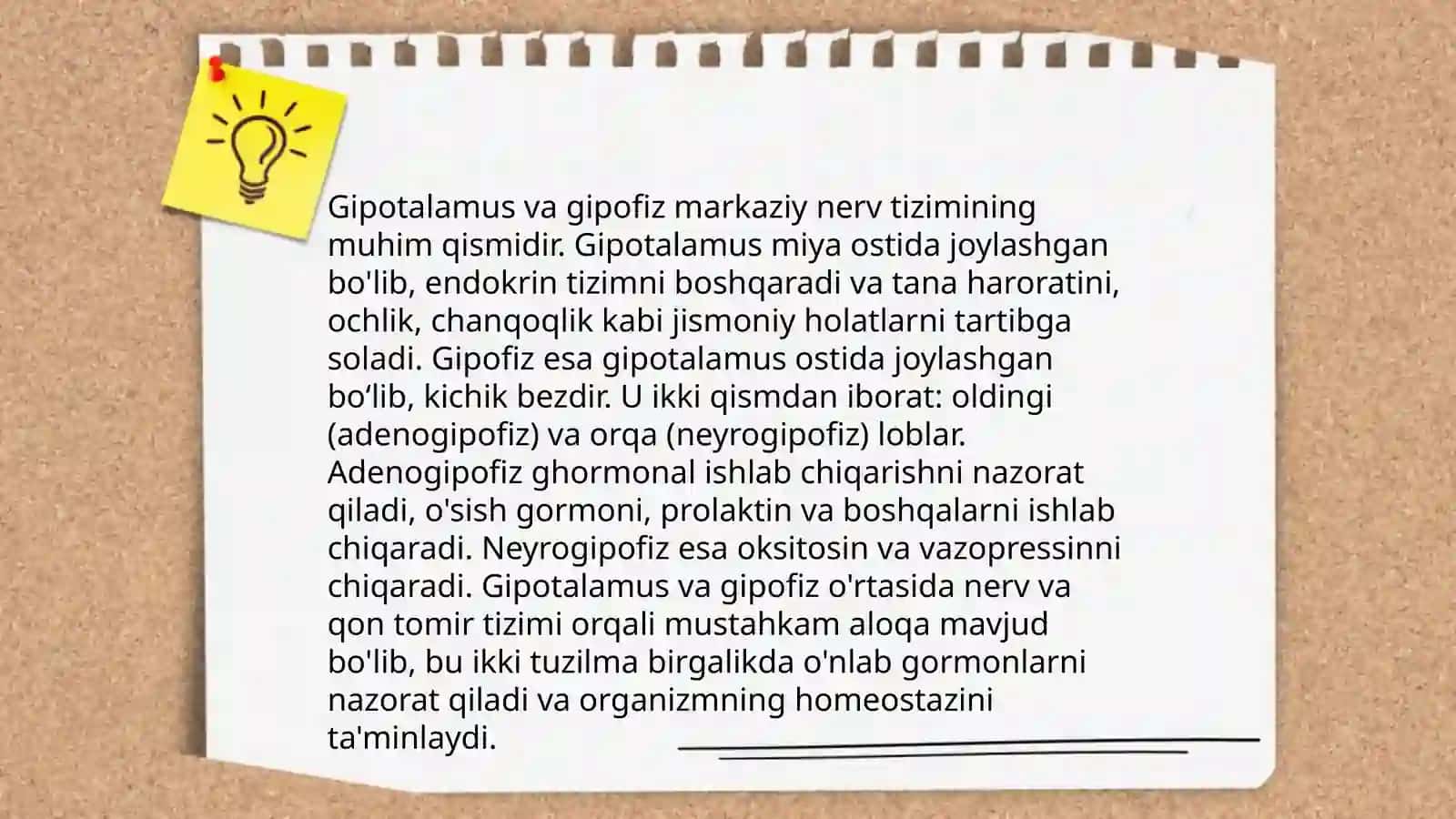Gipotalamo gipofizar tizim biokimyosi 3