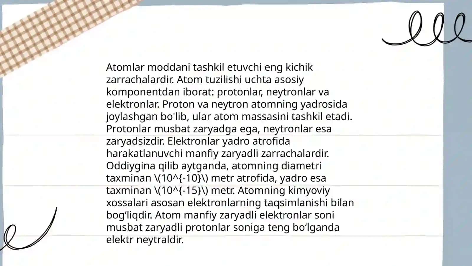 Dastlabki kimyoviy tushunchalar 3