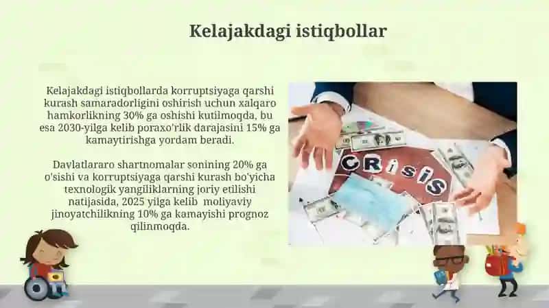 Xalqaro miqiyosda korrupsiyaga bo'lgan munosabat 3