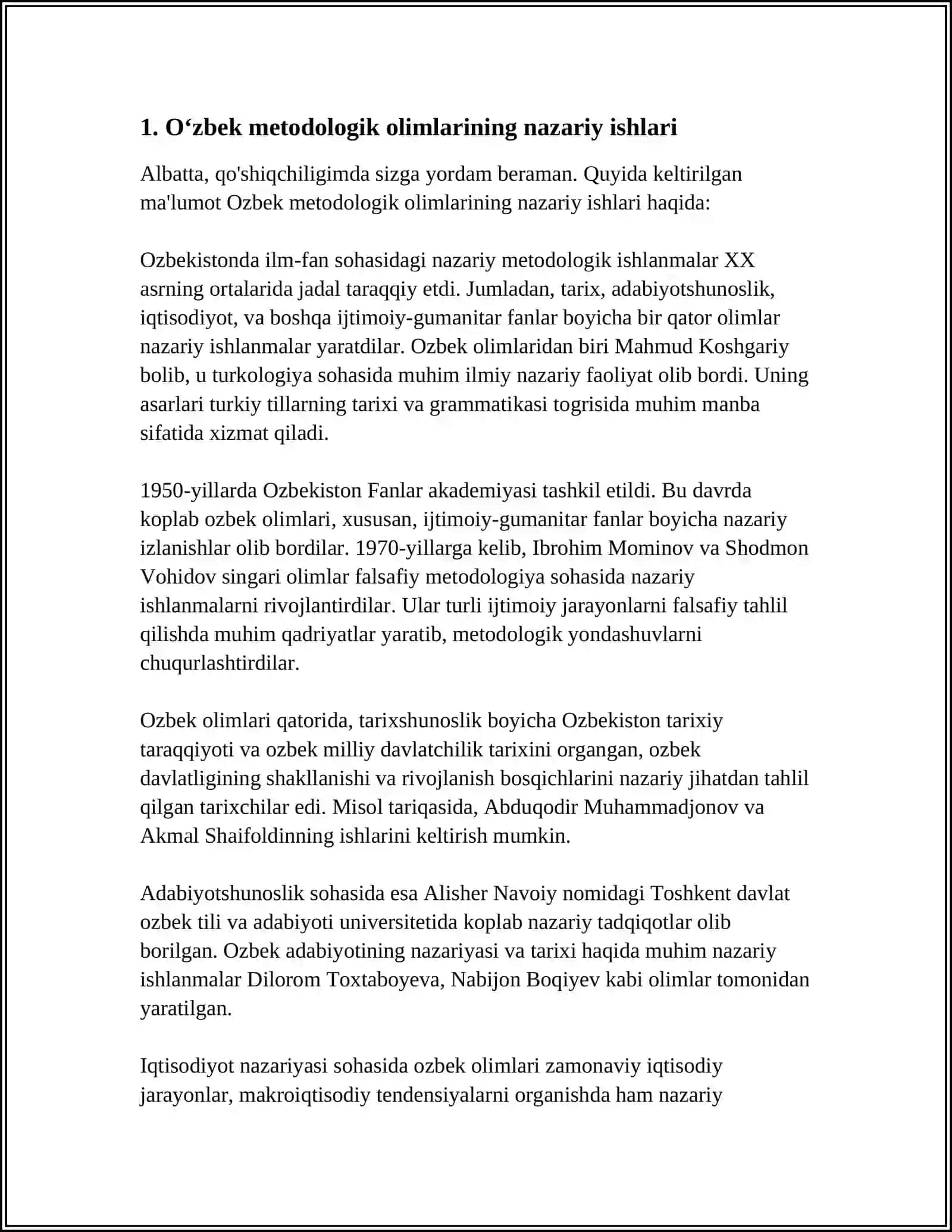 Oʻzbek metodologik olimlarining nazariy ishlari 3