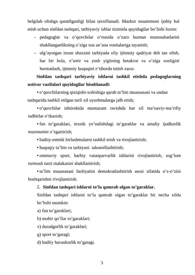 AMALIY MASHG’ULOT MAVZULARI ISHLANMALARI 3