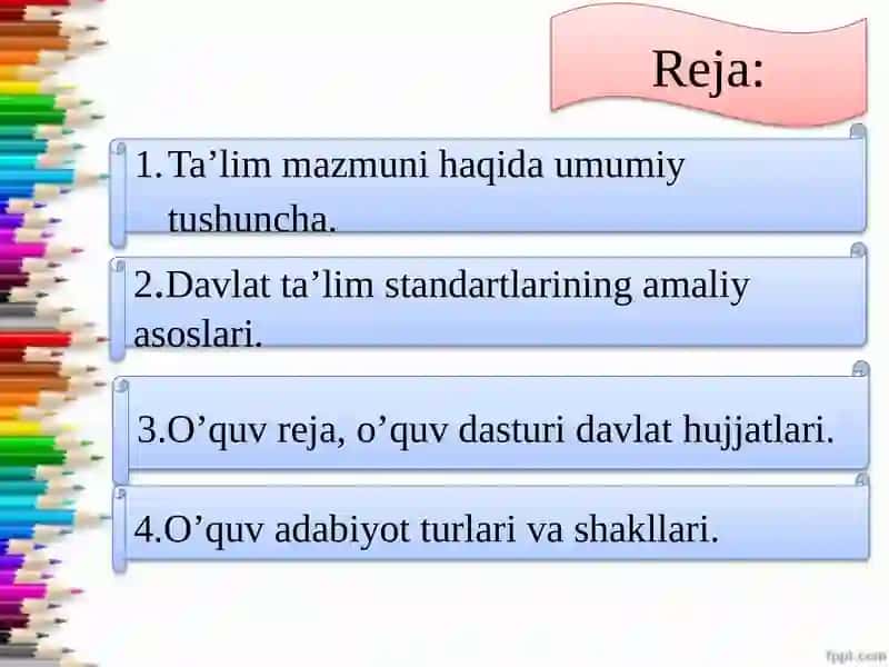 Talimning mazmunu va Talimning zamonaviy tashkiliy shakllari 3