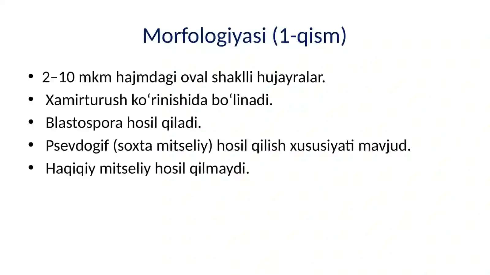 Kandidalar: Morfologiya, Strukturasi, Tarqalishi, Kasalliklari va Diagnostikasi 3