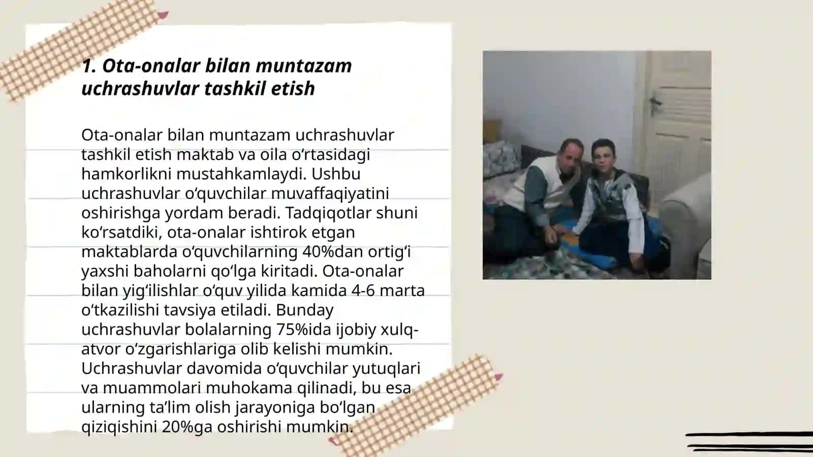 Ota-onalar bilan hamkorlik ishlari 3