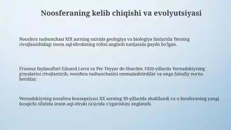 Noosfera tushunchasi va atrof muhit muhofazasi 3