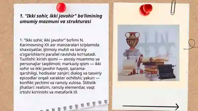XX asr manzaralari - Ikki sohir, ikki javohir 3