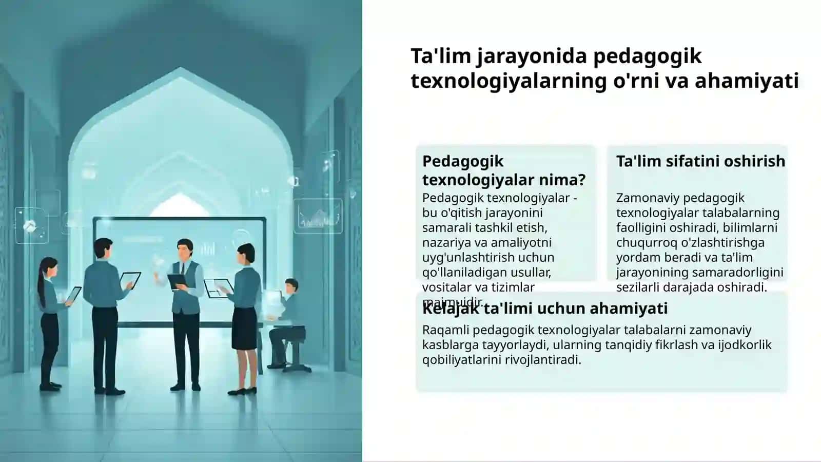 Pedagogik texnologiyalarning ilmiy asoslari 3