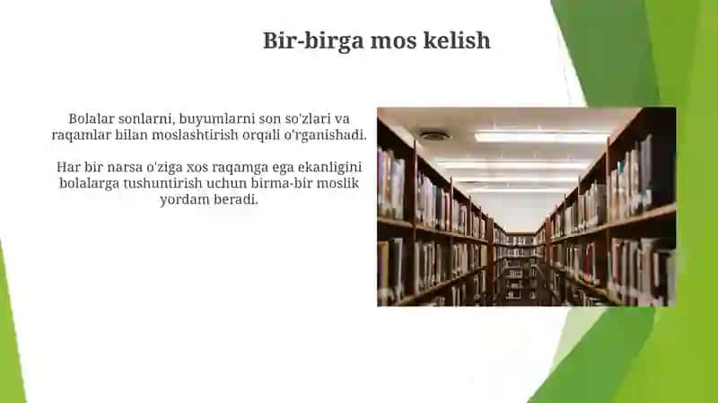 Maktabgacha tayyorlov guruhda sanashga va hisoblash faoliyatiga oʻrgatish vazifalari 3