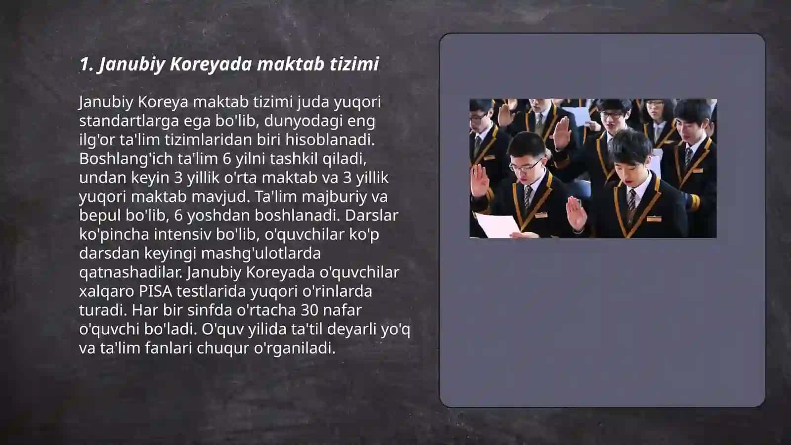 Janubiy Koreyada talim tizimi 3