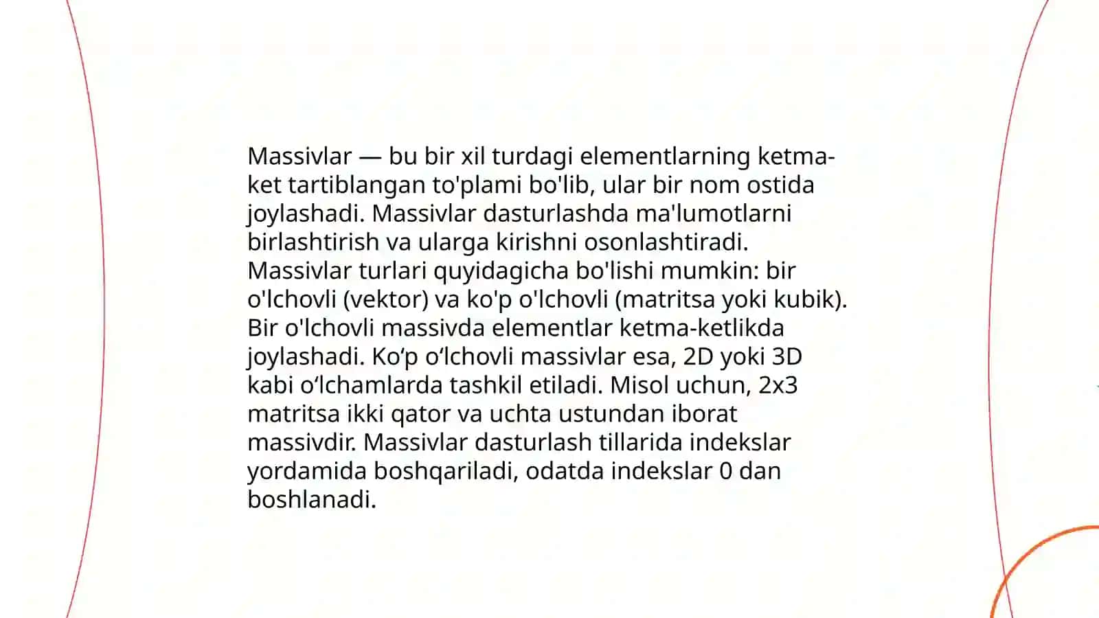 C++ massivlardan foydalangan holda dasturlash 3