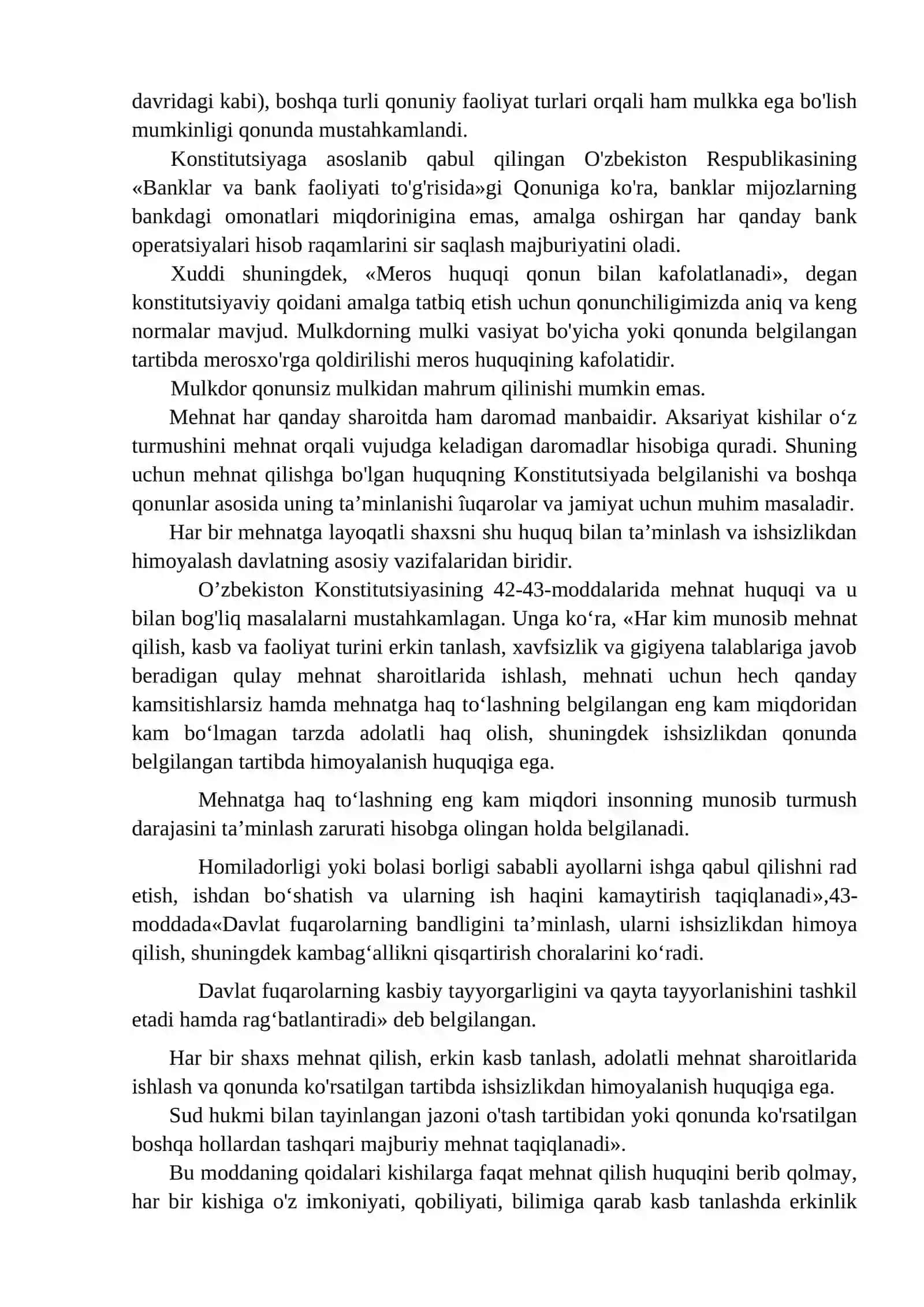 Fuqarolar Huquqlari 3