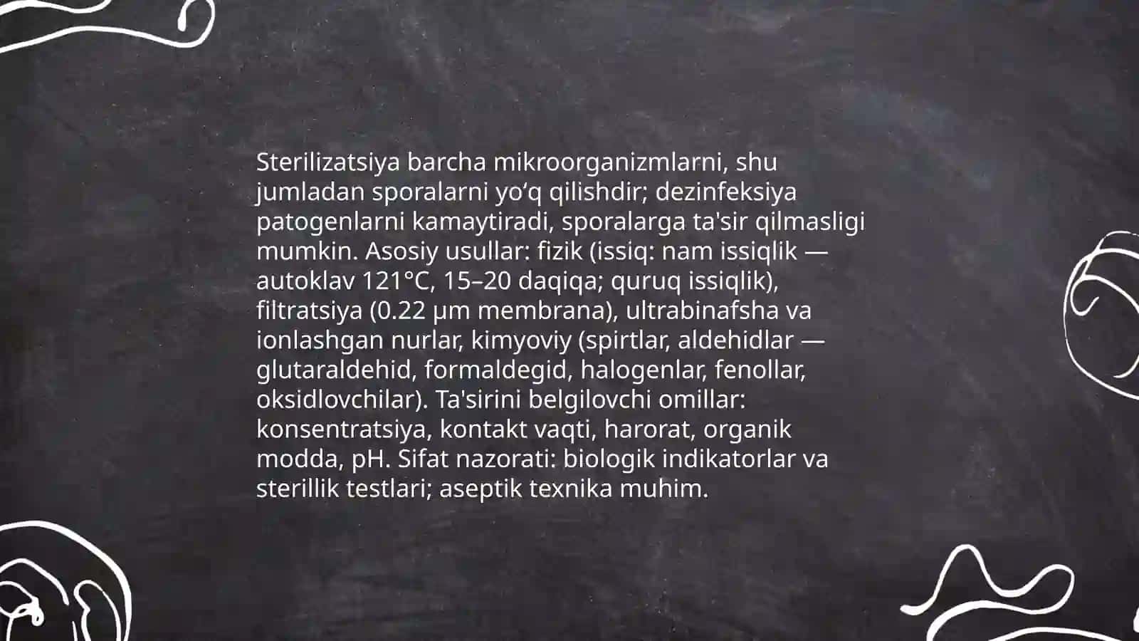 Mikrobeotexnologiya.Mikroorganizmlar oʻstirish tamoyillari 3