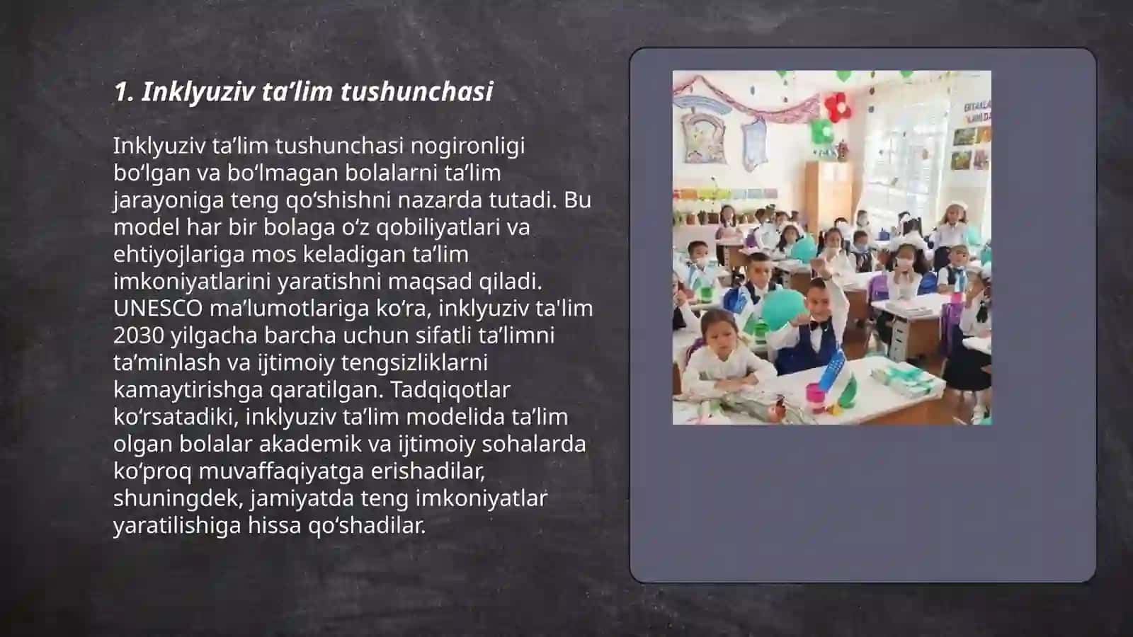 Inklyuziv ta’limga jalb qilish bosqichlari 3