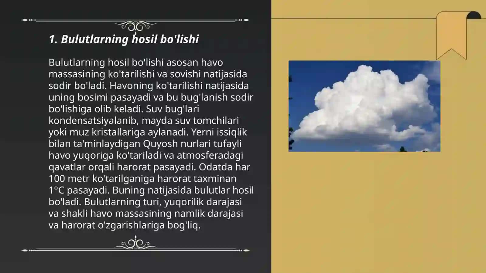 Bulutlarning sutkalik va yillik õzgarishi 3
