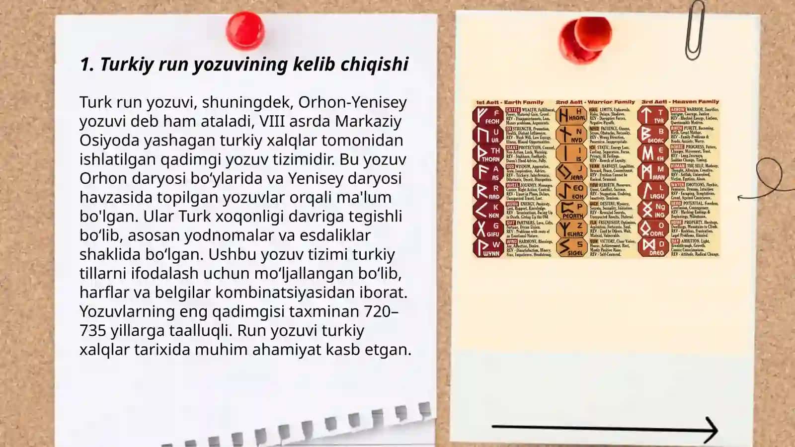 Turkiy run yozuvining turlari va tiplari 3