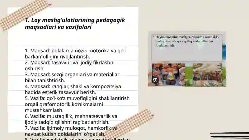 Loy mashgʻulotlari 3