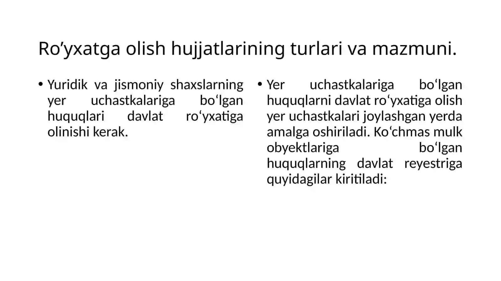 Ro’yxatga olish hujjatlari va elektron materiallarni tayyorlash 3