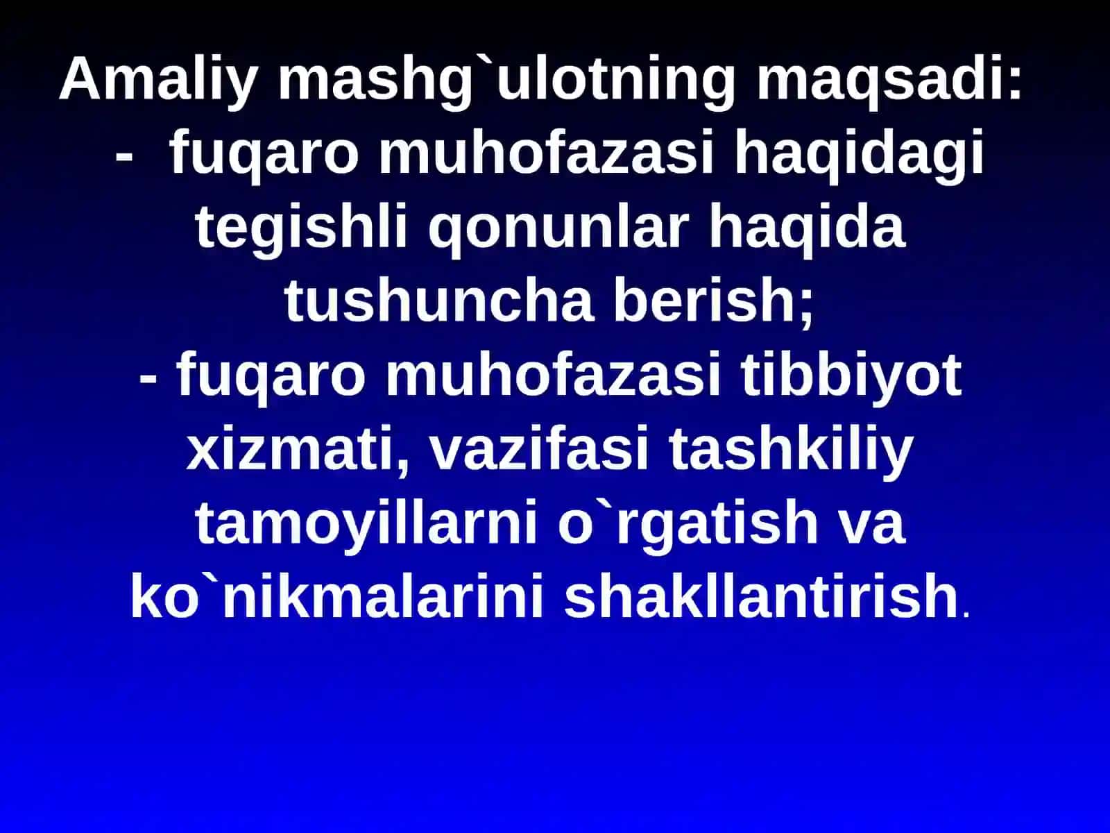 TINCHLIK VA HARBIY HARAKATLAR DAVRIDA OLIB BORISH DAVRIDA FAVQULOTDA VAZIYATLARDA FUQARO MUHOFAZASI 3