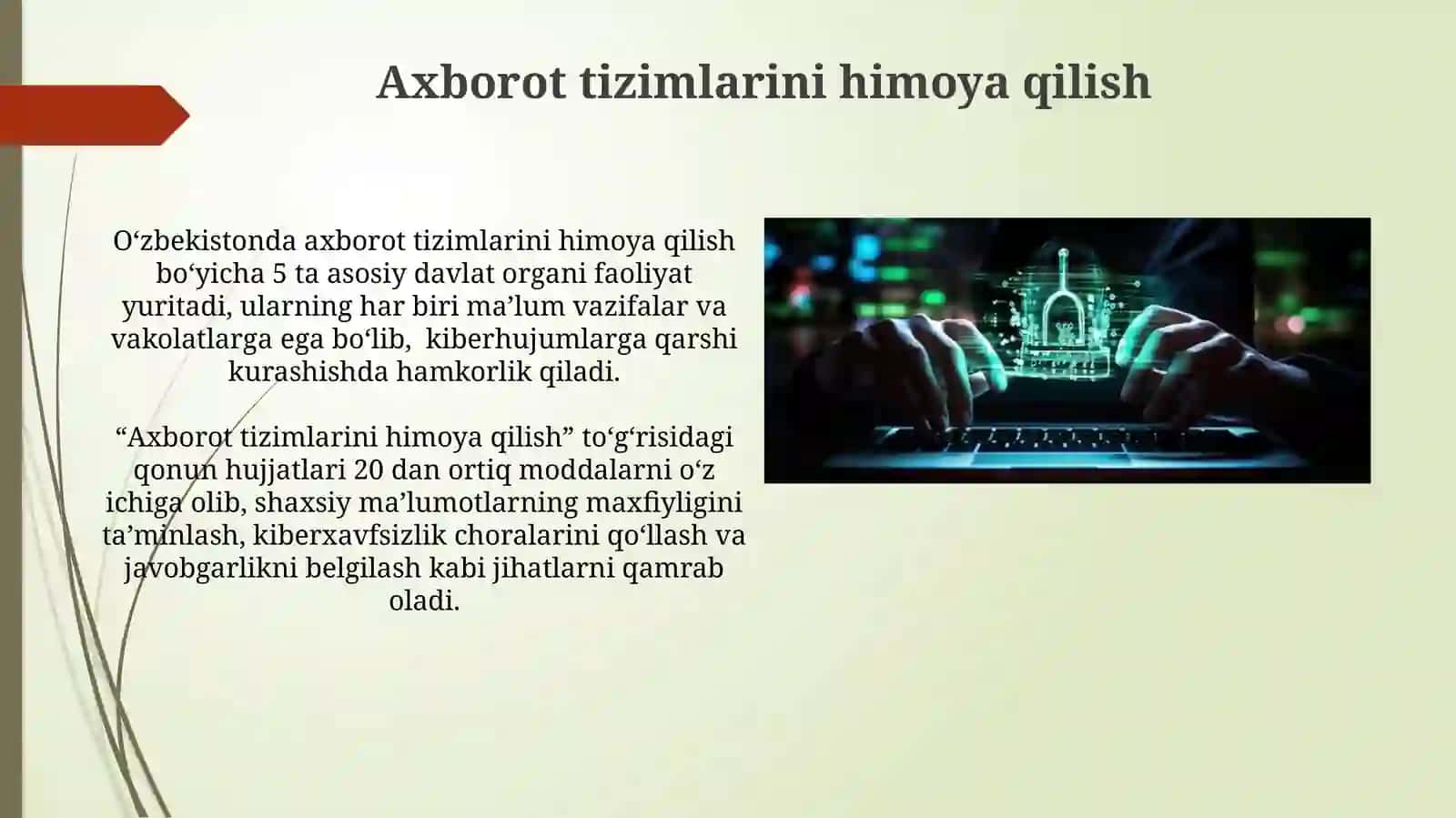 O'zbekistonda axborot xavfsizligining ma'naviy-huquqiy asoslari 3