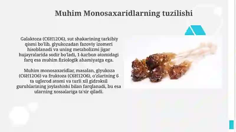 Monosaxaridlar.Pentozalar va geksozalar.Aldozalar va ketozalar 3