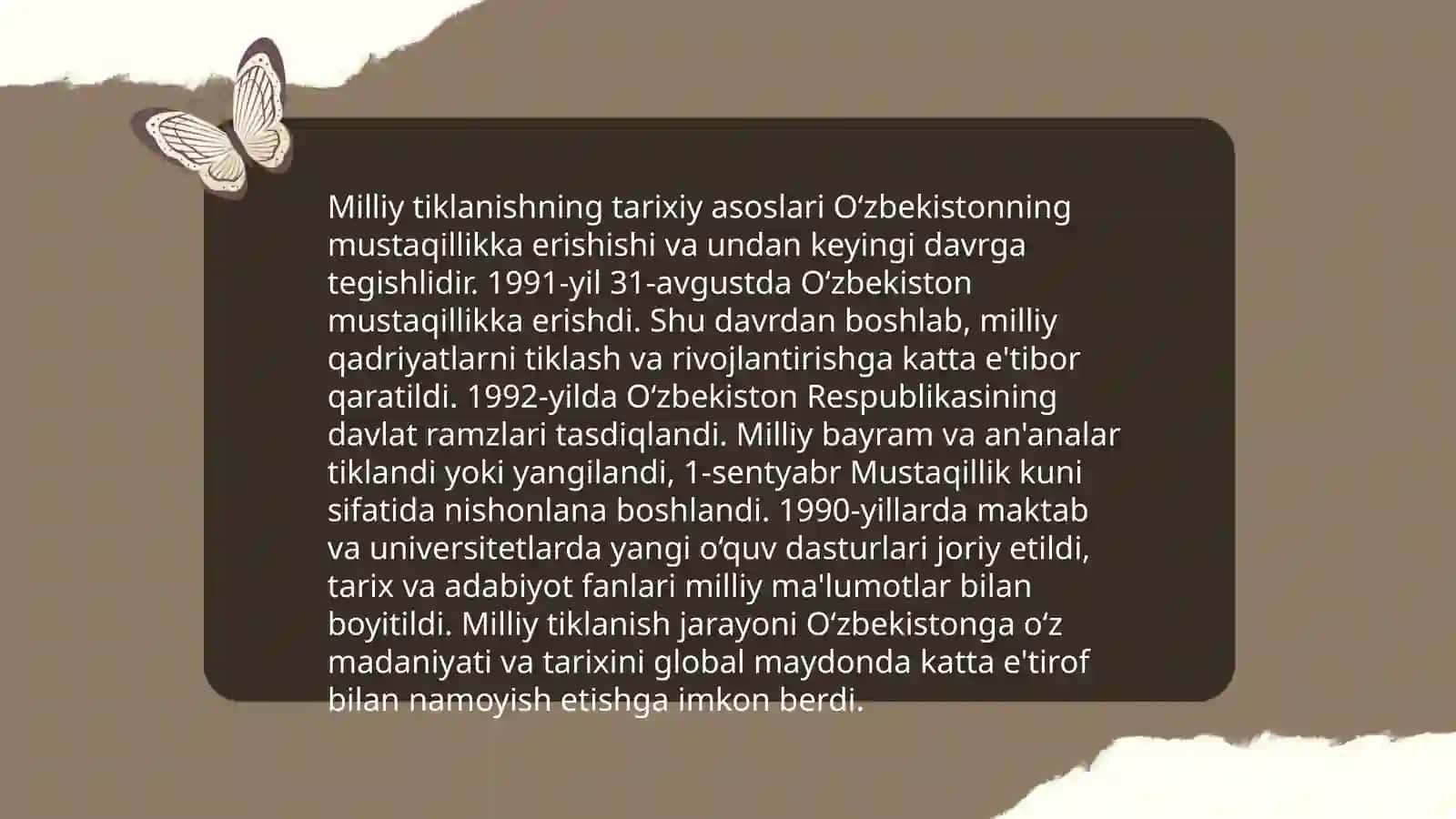 Milliy tiklanishdan milliy yuksalish sari 3