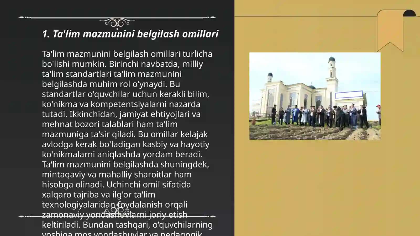 Ta’lim mazmunini Davlat ta’lim standartlarida ifodalanishi 3
