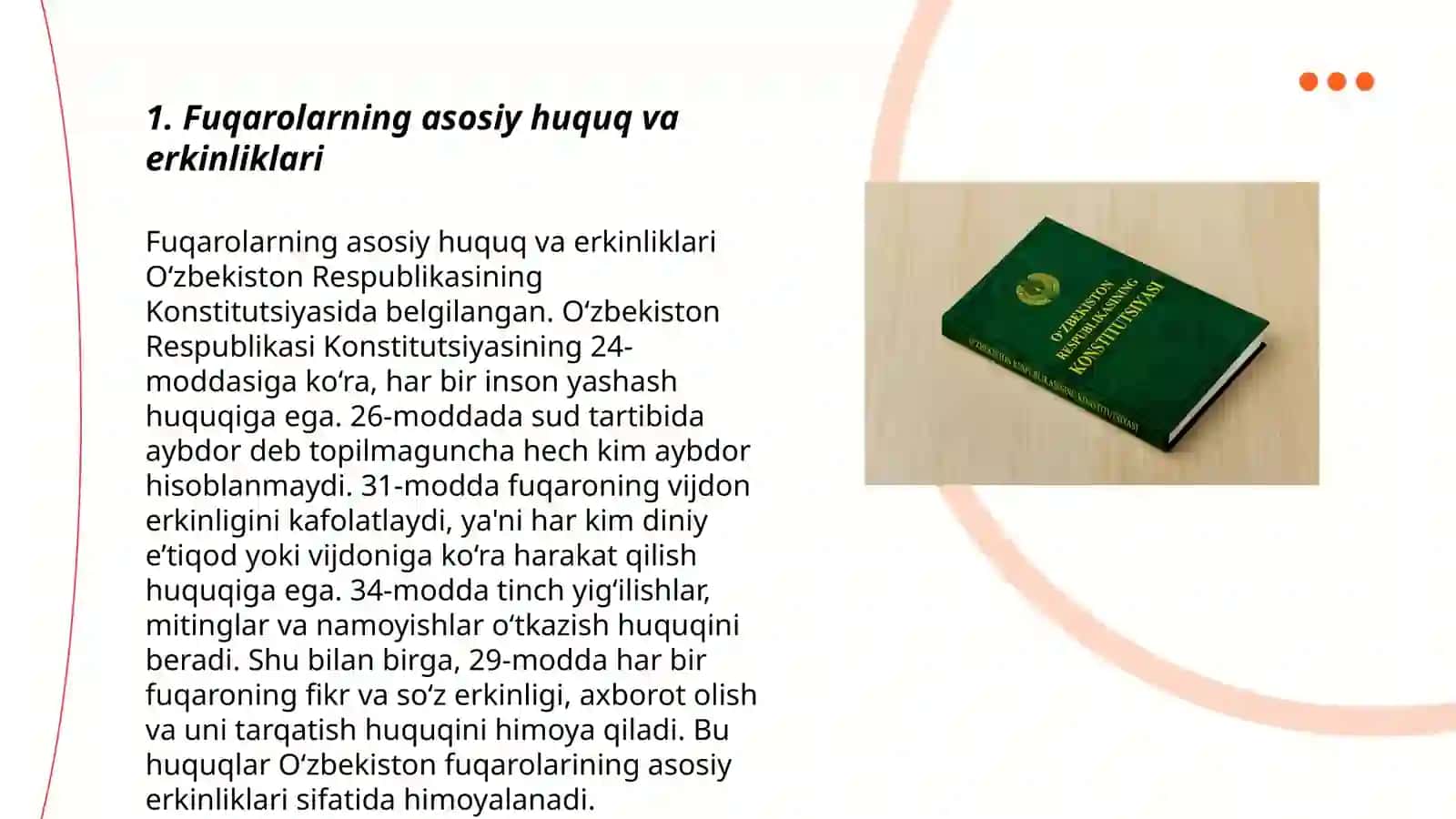 Fuqarolar konstitutsiyaviy maqomining asosiy prinsiplari 3