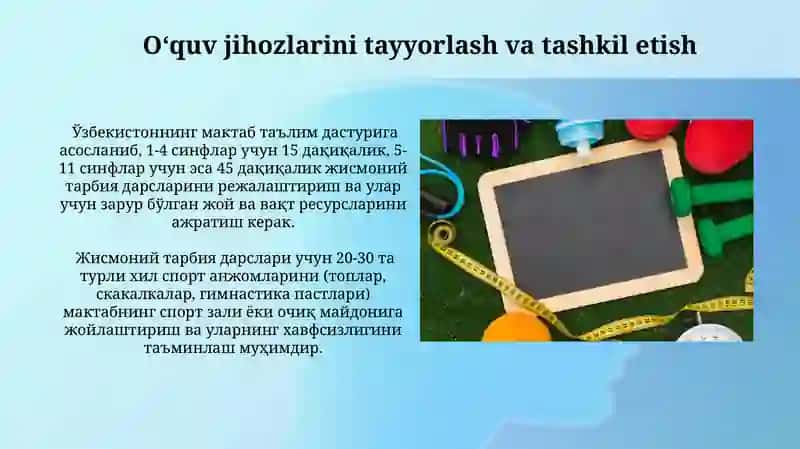 Jismoniy tarbiya mashgʻulotlarini tashkil etish va rejalashtirish 3