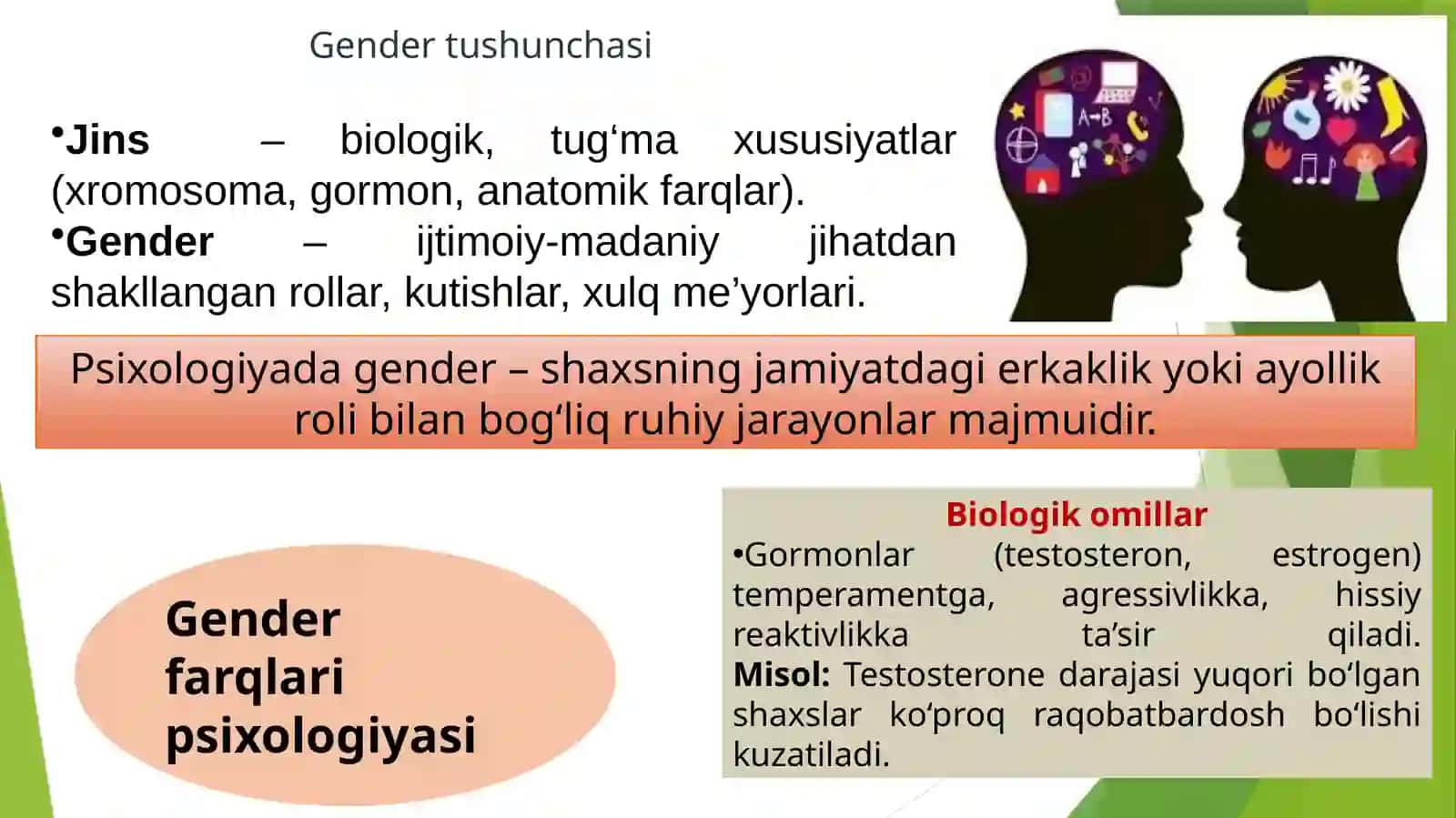 Gender farqlaripsixologiyasi,jinsiyxulq-atvor 3