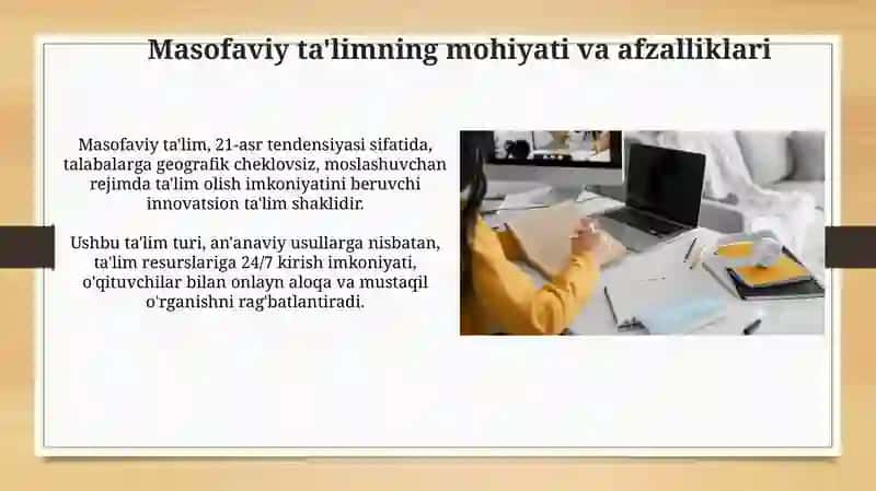 Masofaviy ta’limni tashkil etish va boshqarish 3