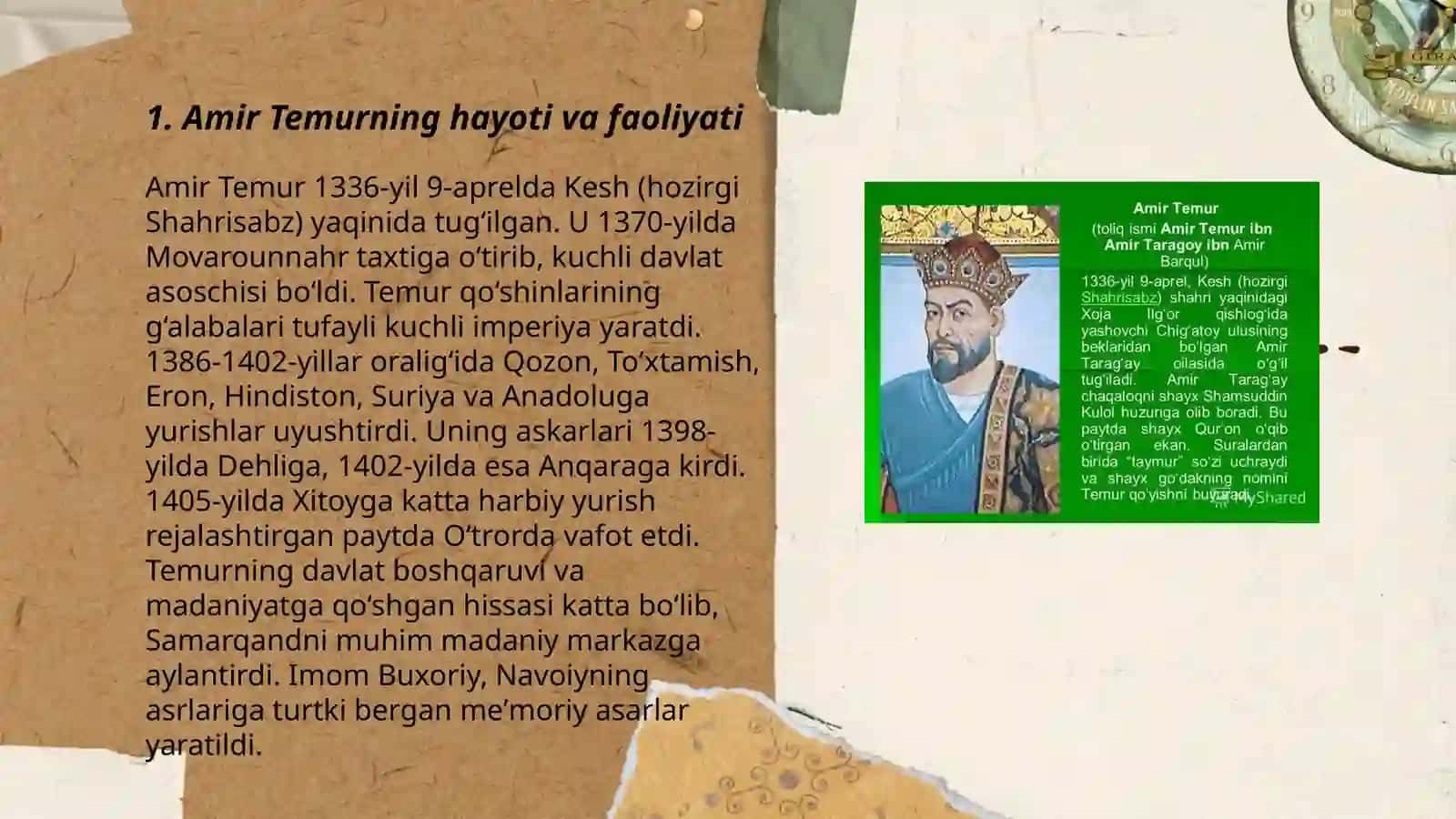 Amir Temur haqida 3