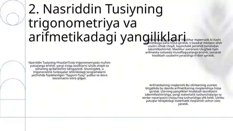 Al-Xorazmiy va uning arifmetikaga qo'shgan hissalari 3