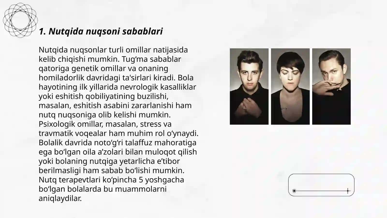 Nutqida nuqsoni not bolalar rivojlanishining o'ziga xos xususiyatlari 3