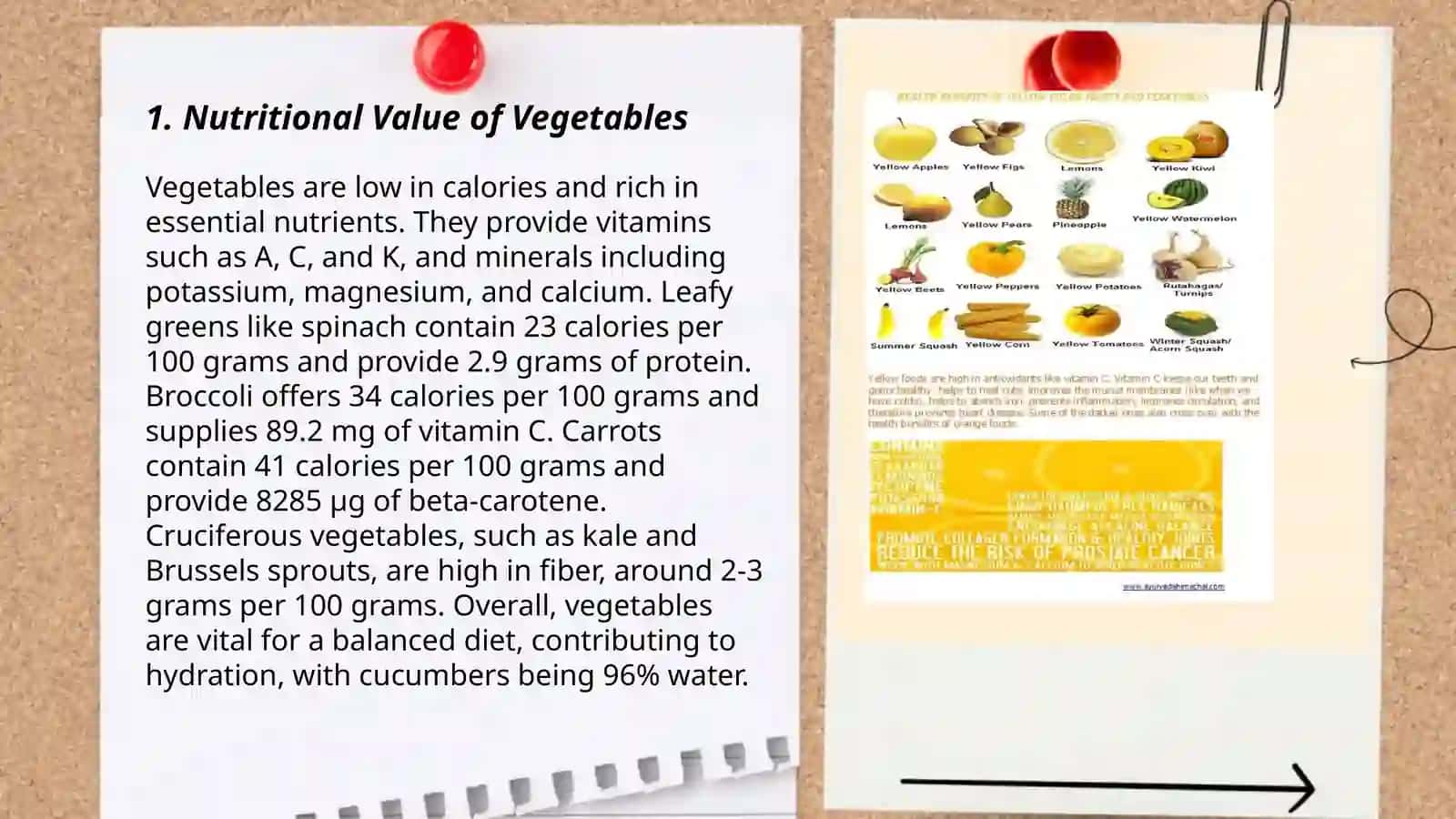 The benefits of vegetables 3