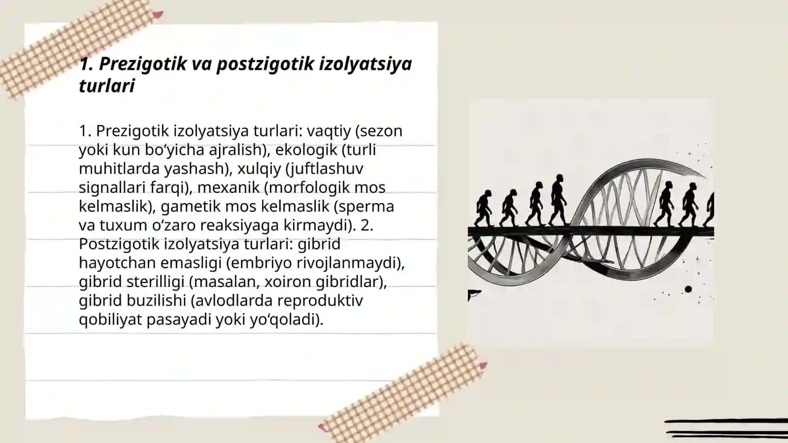 Repraduktiv izolyatsiyalovchi mexanizimlar 3
