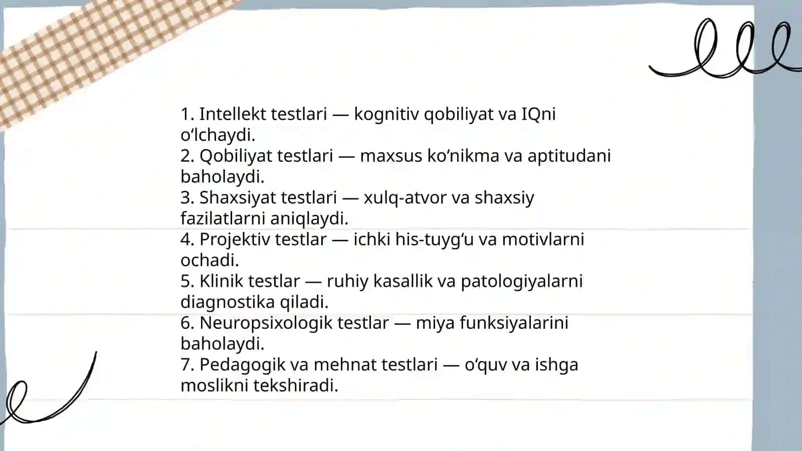 Psixologik testlashtirish 3