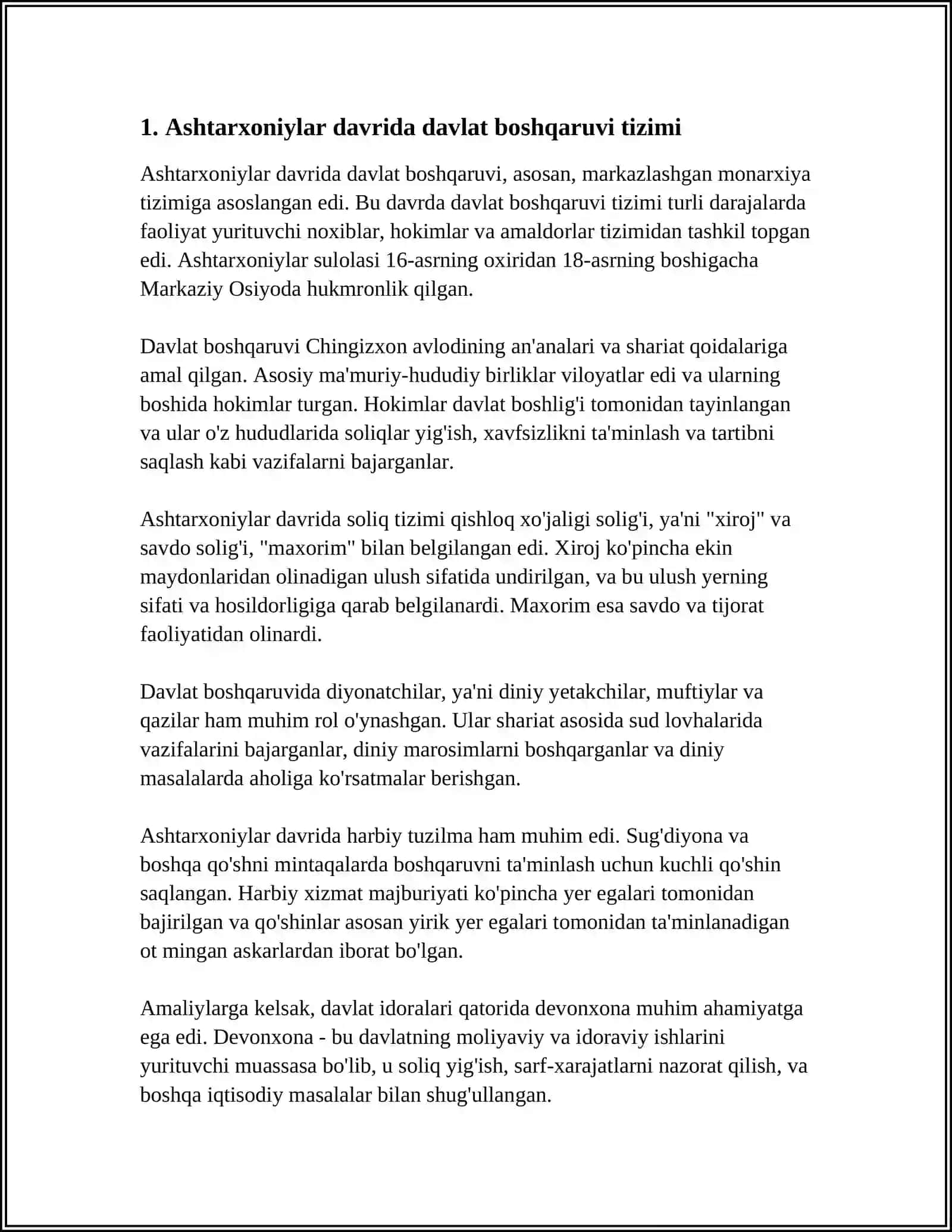 ASHTARXONIYLAR DAVLAT BOSHQARUVI 3