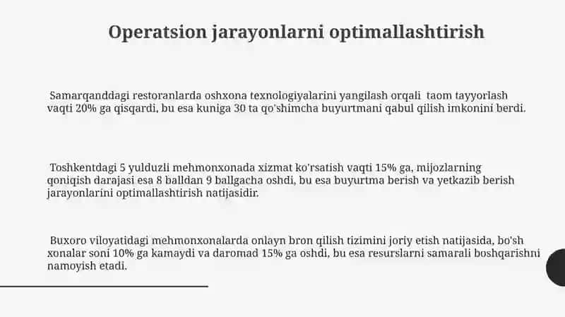 Mehmonxona va restoran xizmatlarining sifatini boshqarish 3