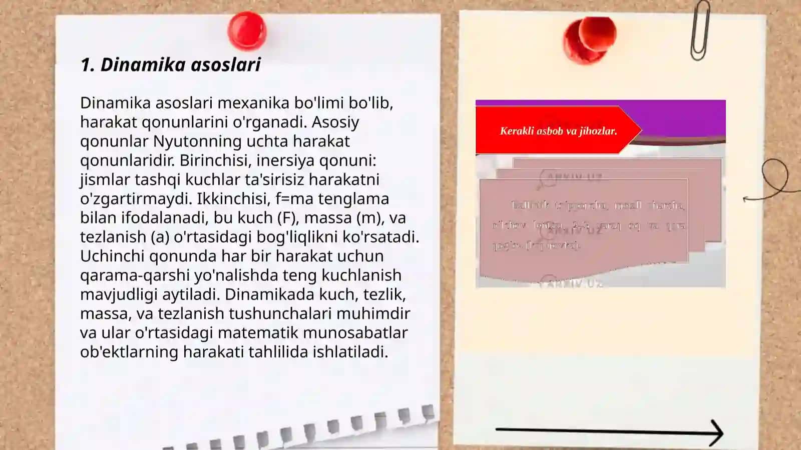 Dinamika asoslari 3