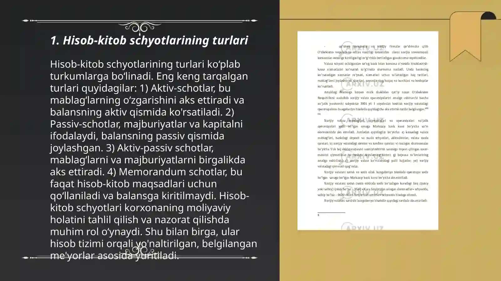 Hisob-kitob schyoti bo‘yicha muomalalar hisobi 3