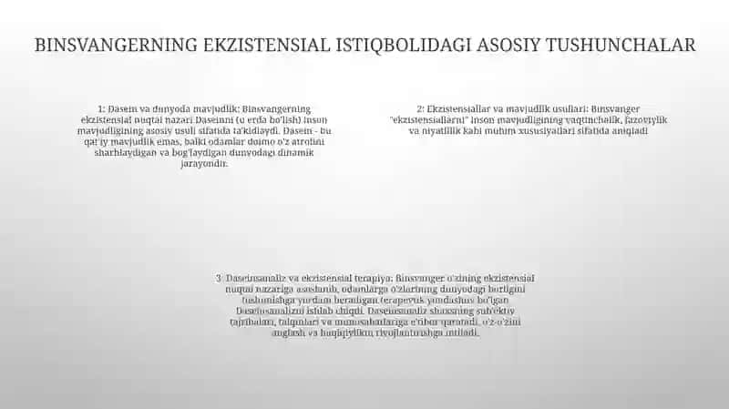 Liyudvig Binsvanger Va Medard Bossning Shaxsga Egzistentsial Yondashuvi 3