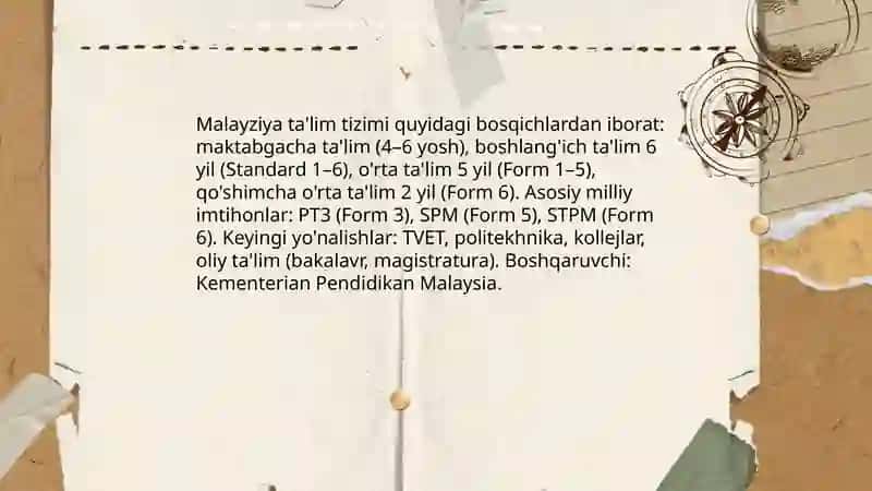 Malayziya ta'lim tizimi 3