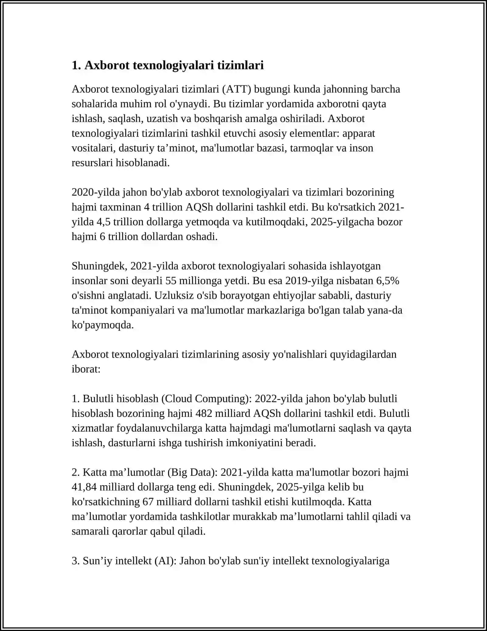 MIS ISHLAB CHIQARISH TEXNALOGIYASI 3