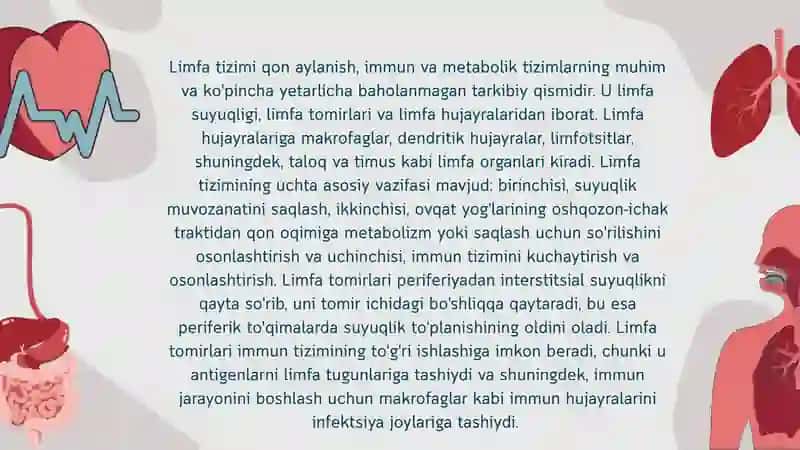 Limfa tizimining fizologiyasi 3