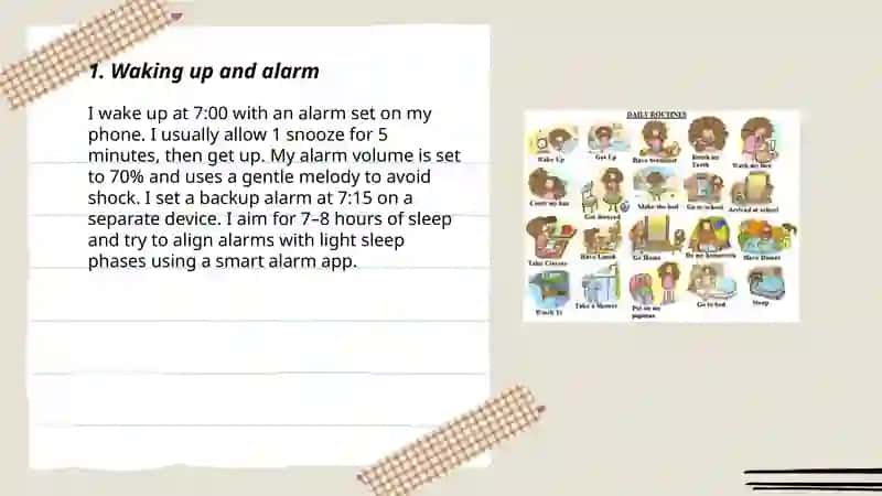 My daily routine 3
